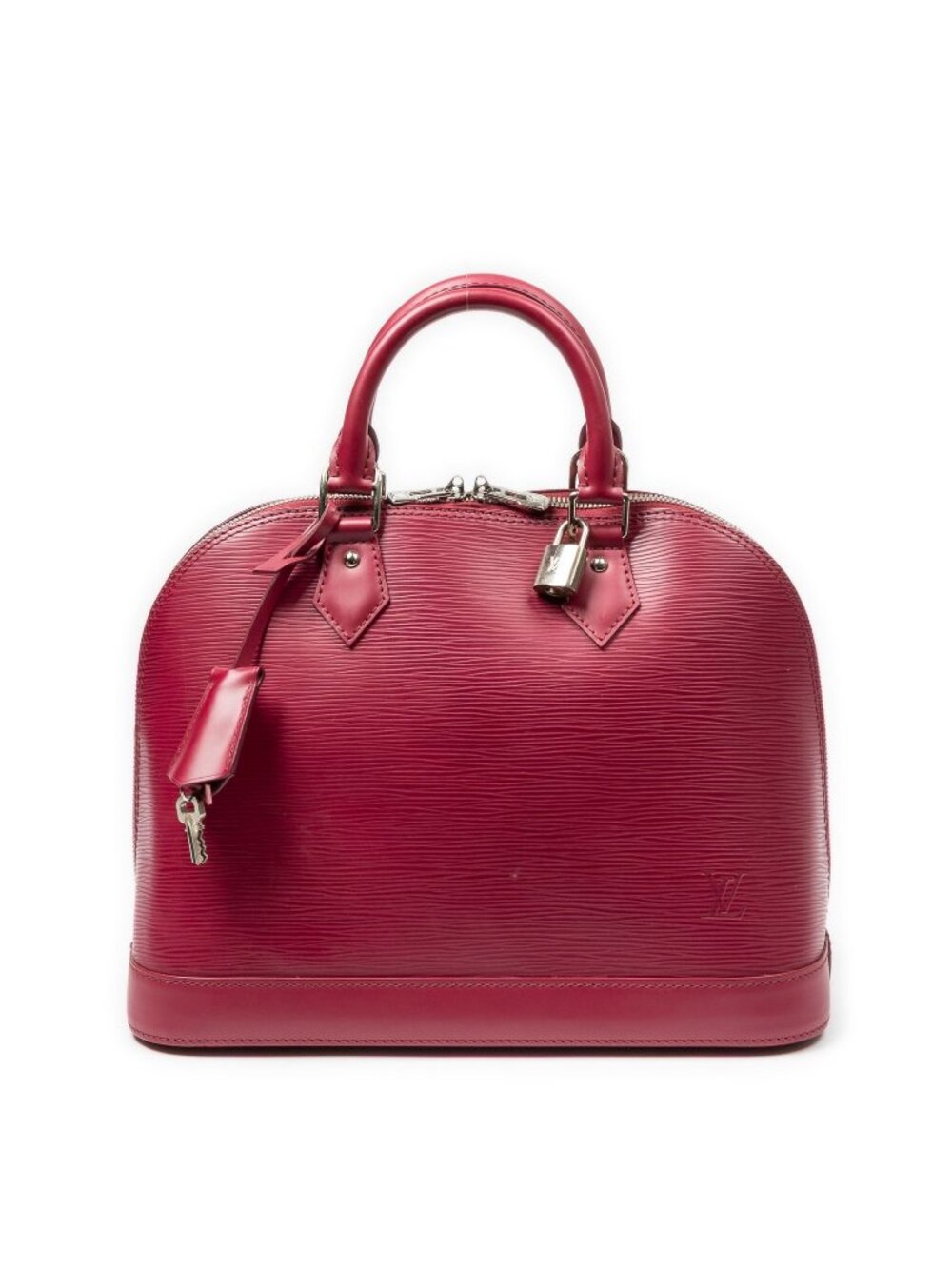Louis Vuitton Alma Fuchsia Epi Handbag